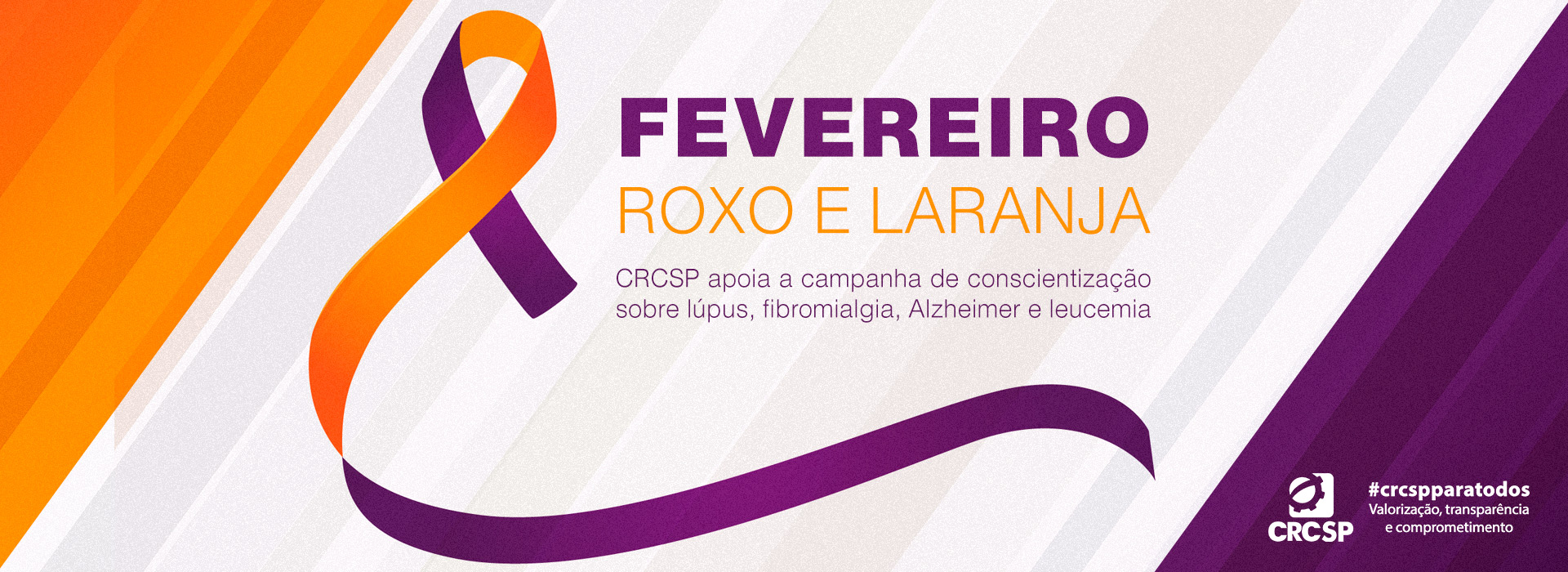 Fevereiro Laranja e Roxo