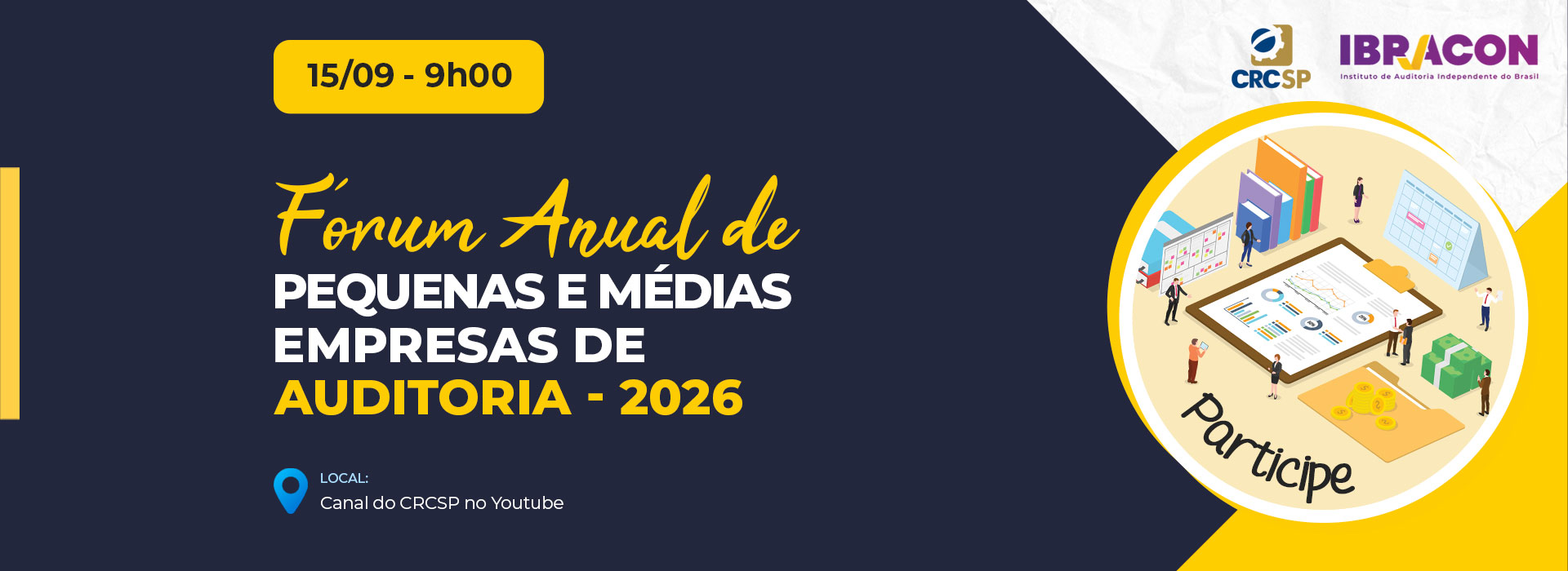 Fórum Anual de Pequenas e Médias Empresas de Auditoria 2026